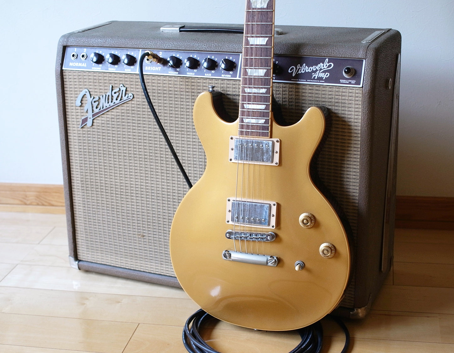 2009 Gibson Les Paul DC (Double Cutaway) Goldtop Drawback w/ Humbuckers